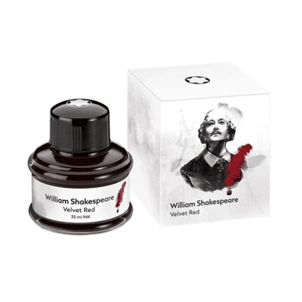 Writers Edition William Shakespeare Velvet Red Ink Bottle