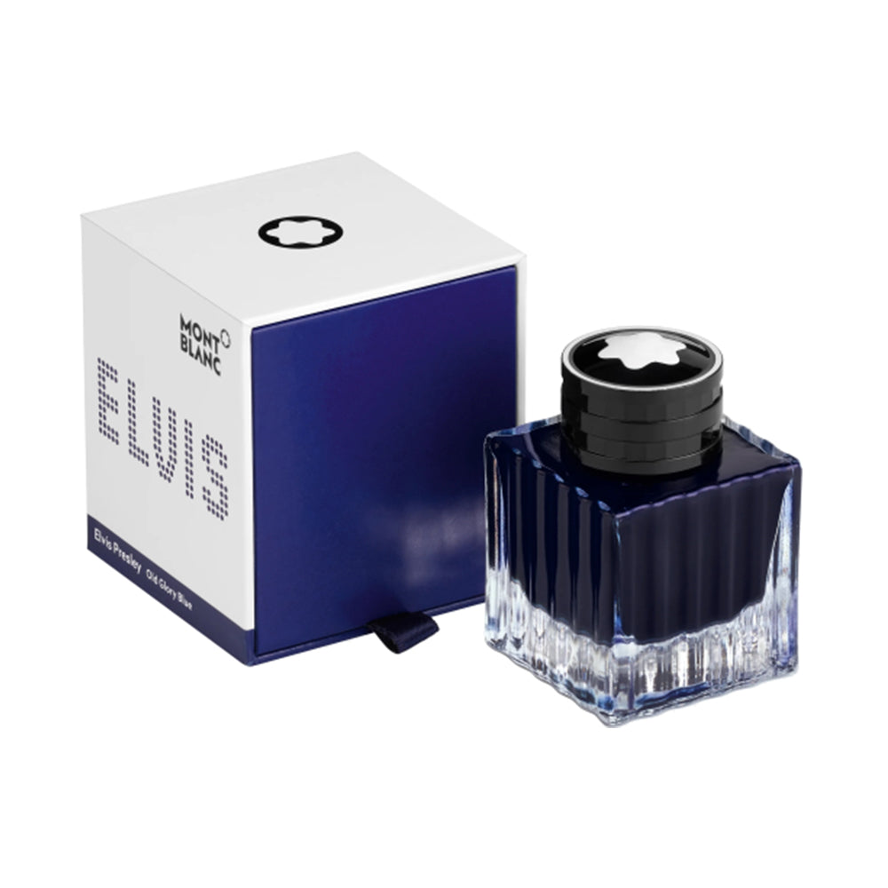 Great Characters Elvis Presley Blue Ink Bottle