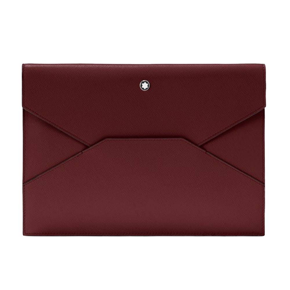 Sartorial Mosto / Burgundy Leather Envelope Pouch